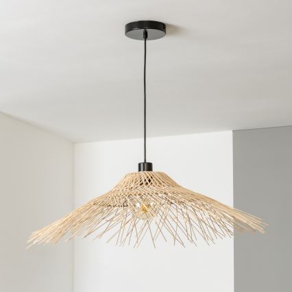 Brilagi - LED-pendel på vajer CERIA BOHO 1x E27/40W/230V Ø 100 cm bambu