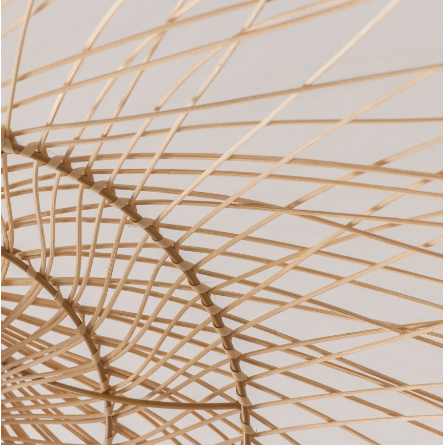 Brilagi - LED-pendel på vajer CERIA BOHO 1x E27/40W/230V Ø 100 cm bambu