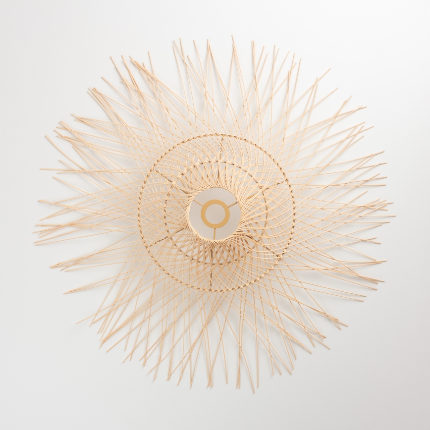 Brilagi - LED-pendel på vajer CERIA BOHO 1x E27/40W/230V Ø 100 cm bambu