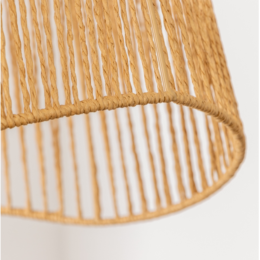 Brilagi - LED-pendel på vajer CERIA BOHO 1xE27/40W/230V Ø 50 cm brun