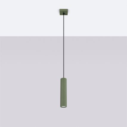 Brilagi - LED-pendel på vajer CRESTO 1xGU10/10W/230V grön
