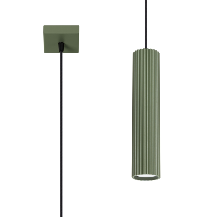 Brilagi - LED-pendel på vajer CRESTO 1xGU10/10W/230V grön