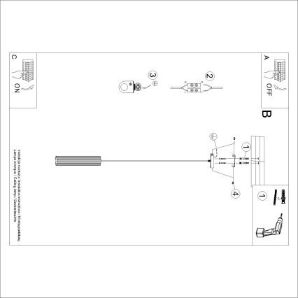 Brilagi - LED-pendel på vajer CRESTO 1xGU10/10W/230V grön