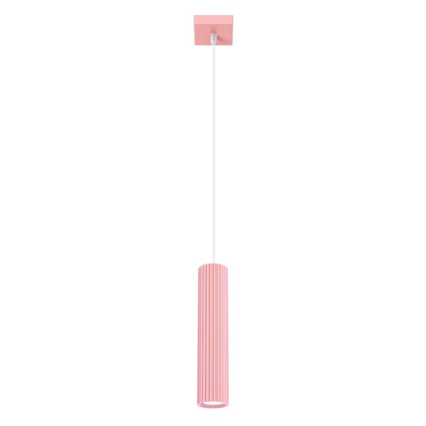 Brilagi - LED-pendel på vajer CRESTO 1xGU10/10W/230V rosa