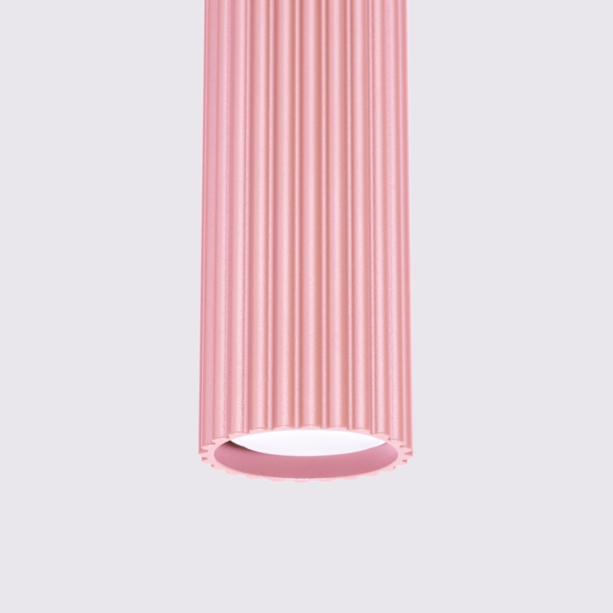 Brilagi - LED-pendel på vajer CRESTO 1xGU10/10W/230V rosa