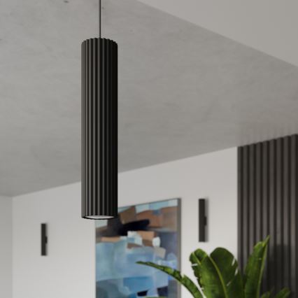 Brilagi - LED-pendel på vajer CRESTO 1xGU10/10W/230V svart