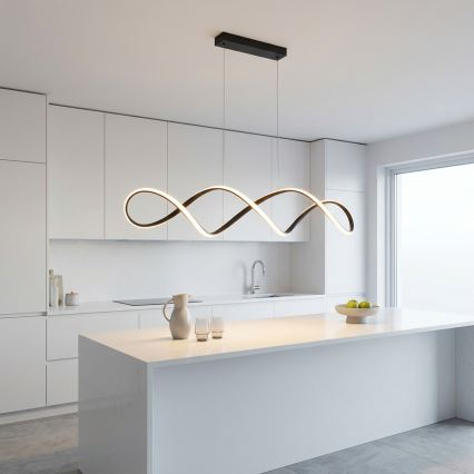 Brilagi - LED-pendel på vajer DNA LED/41W/230V 4100K svart