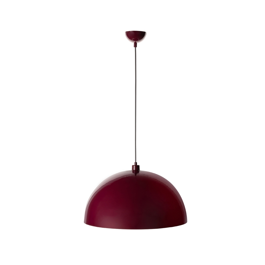 BRILAGI - LED-pendel på vajer METALO 1xE27/40W/230V Ø 40 cm bordeaux/koppar
