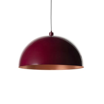 BRILAGI - LED-pendel på vajer METALO 1xE27/40W/230V Ø 40 cm bordeaux/koppar