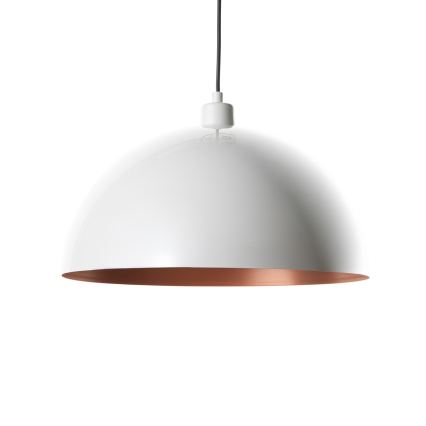 BRILAGI - LED-pendel på vajer METALO 1xE27/40W/230V Ø 60 cm vit/koppar