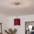Brilagi - LED-pendel på vajer NUBILA 1xE27/60W/230V diam. 14 cm pompejansk röd