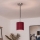 Brilagi - LED-pendel på vajer NUBILA 1xE27/60W/230V Ø 14 cm svart/pompejansk röd