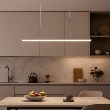 BRILAGI - LED-pendel på vajer PAXIS LED/30W/230V 120 cm vit