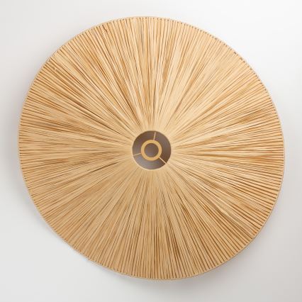 Brilagi - LED-pendellampa CERIA BOHO med kabel 1xE27/40W/230V Ø 80 cm raffia