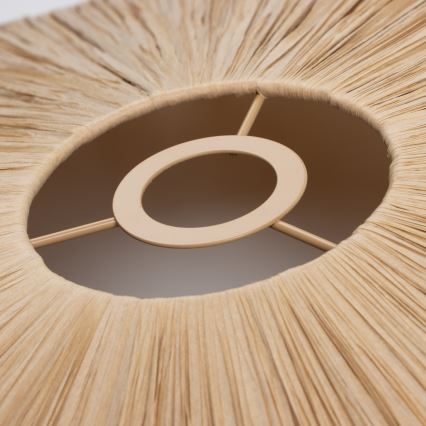 Brilagi - LED-pendellampa CERIA BOHO med kabel 1xE27/40W/230V Ø 80 cm raffia