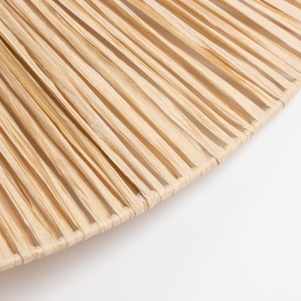 Brilagi - LED-pendellampa CERIA BOHO med kabel 1xE27/40W/230V Ø 80 cm raffia