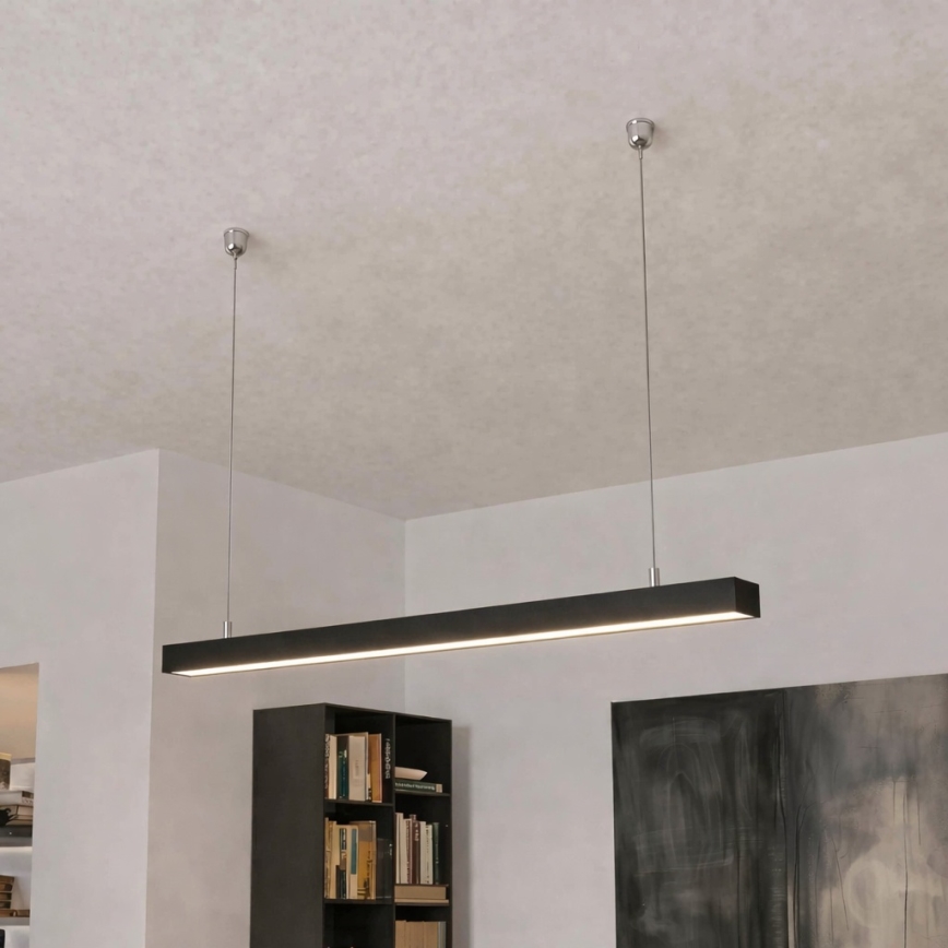 Brilagi - LED pendellampa FULLDAY LED/20/30/40W/230V 2700/4000/6000K 120 cm svart