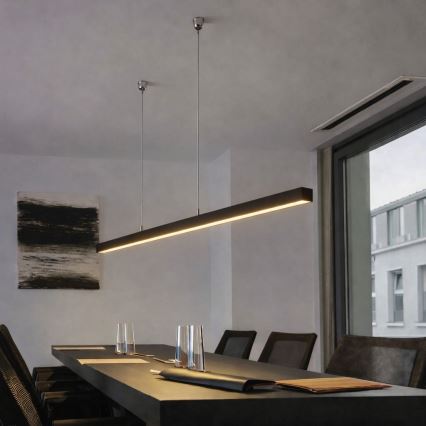 Brilagi - LED-pendellampa FULLDAY LED/30/40/50W/230V 2700/4000/6000K 150 cm svart