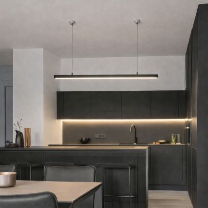 Brilagi - LED-pendellampa FULLDAY LED/30/40/50W/230V 2700/4000/6000K 150 cm svart