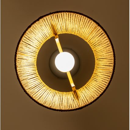 Brilagi - LED-pendellampa med kabel CERIA BOHO 1xE27/40W/230V Ø 28 cm brun