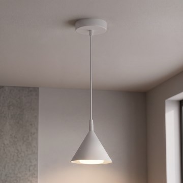 BRILAGI - LED Pendellampa med kabel CONE SINGLE 1xGX53/15W/230V vit