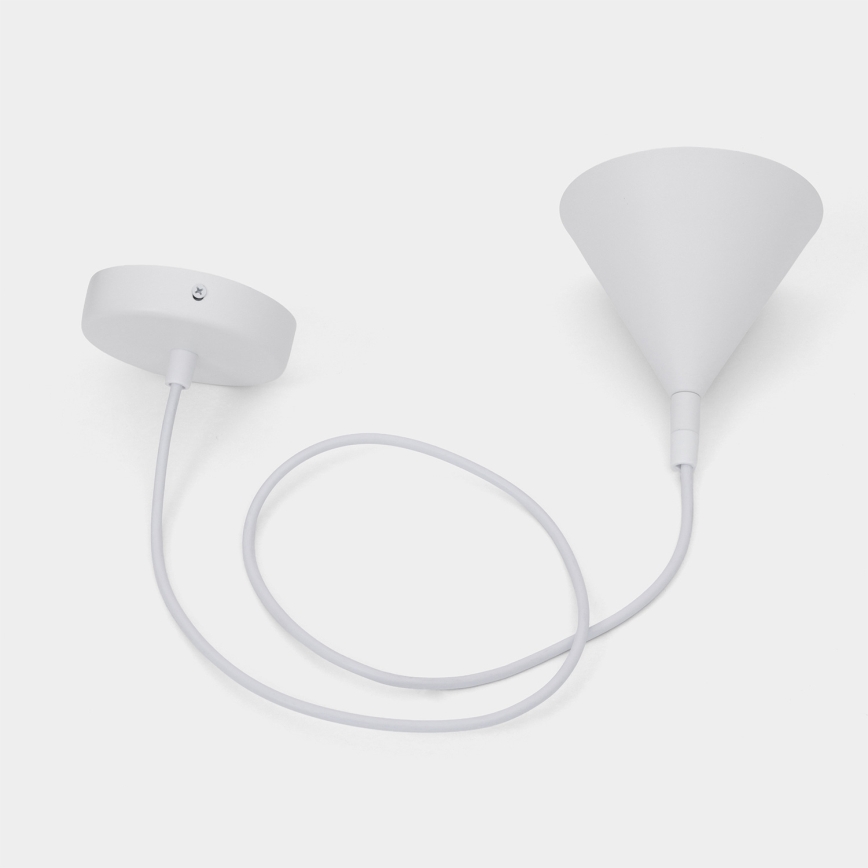 BRILAGI - LED Pendellampa med kabel CONE SINGLE 1xGX53/15W/230V vit