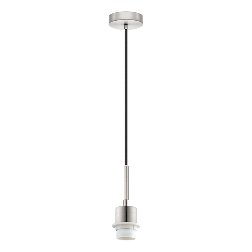 BRILAGI - LED-pendellampa med kabel NUBILA 1xE27/60W/230V Ø 14 cm svart/vit
