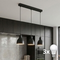 BRILAGI - LED-pendellampa med kabel RIDDY 3xE27/60W/230V svart