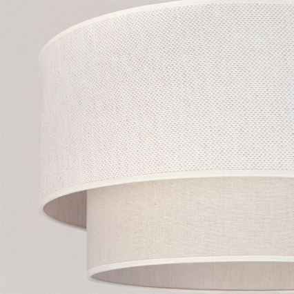 Brilagi - LED-pendellampa med sladd BOHO ECO 1xE27/10W/230V Ø 40 cm krämvit