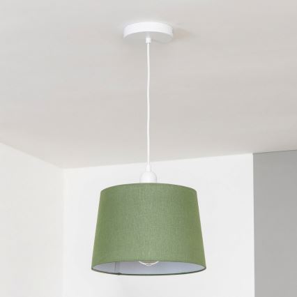 Brilagi - LED-pendellampa med vajer CERIA 1xE27/40W/230V, Ø 30 cm, grön