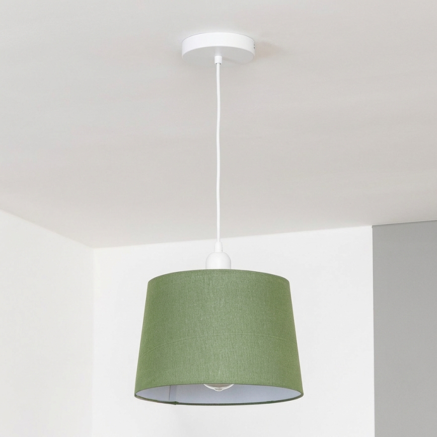 Brilagi - LED-pendellampa med vajer CERIA 1xE27/40W/230V, Ø 30 cm, grön