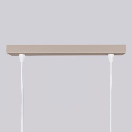 Brilagi - LED-pendellampa med vajer CRESTO 2xGU10/10W/230V taupe