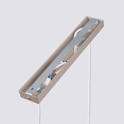 Brilagi - LED-pendellampa med vajer CRESTO 2xGU10/10W/230V taupe