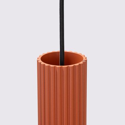 BRILAGI - LED pendellampa med vajer CRESTO 3xGU10/10W/230V orange