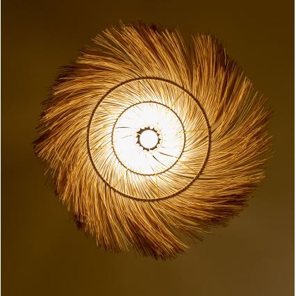Brilagi - LED-pendellampa på kabel CERIA BOHO 1x E27/40W/230V Ø 100 cm rotting