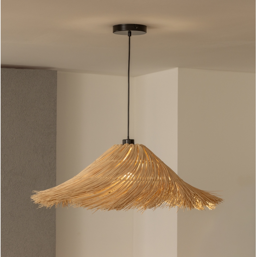 Brilagi - LED-pendellampa på kabel CERIA BOHO 1x E27/40W/230V Ø 100 cm rotting