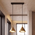 BRILAGI - LED Pendellampa på kabel CONE DOUBLE 2xGX53/15W/230V guld