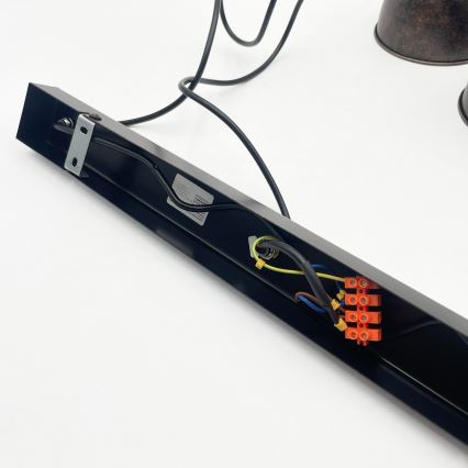 BRILAGI - LED-pendellampa på kabel RIDDY 3xE27/60W/230V koppar/patina