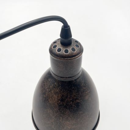 BRILAGI - LED-pendellampa på kabel RIDDY 3xE27/60W/230V koppar/patina