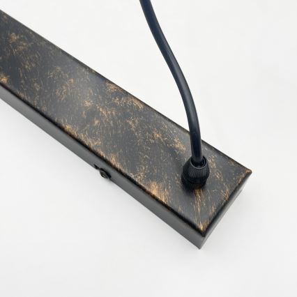 BRILAGI - LED-pendellampa på kabel RIDDY 3xE27/60W/230V koppar/patina