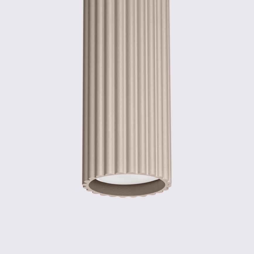 Brilagi - LED-pendellampa på sladd CRESTO 1xGU10/10W/230V taupe