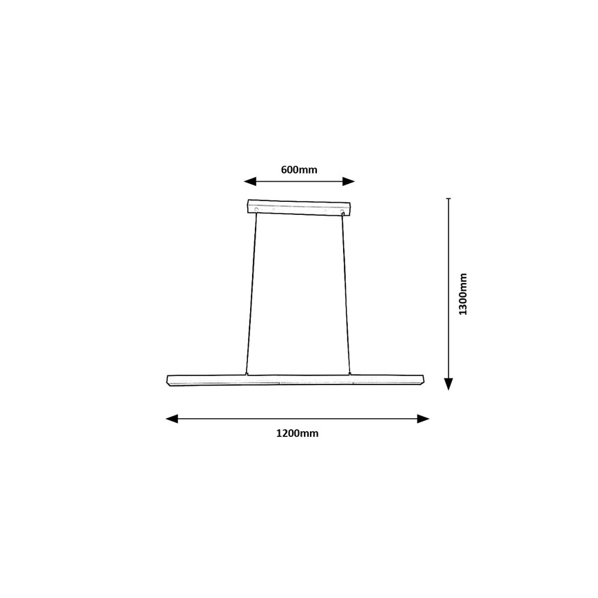Brilagi - LED-pendellampa på vajer AXIS LED/30W/230V 120 cm vit