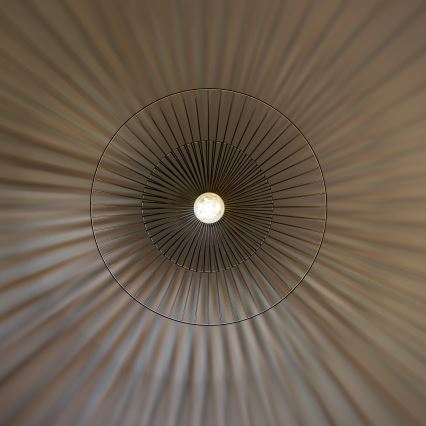 Brilagi - LED-pendellampa på vajer CERIA WIRE 1xE27/40W/230V Ø 60 cm svart