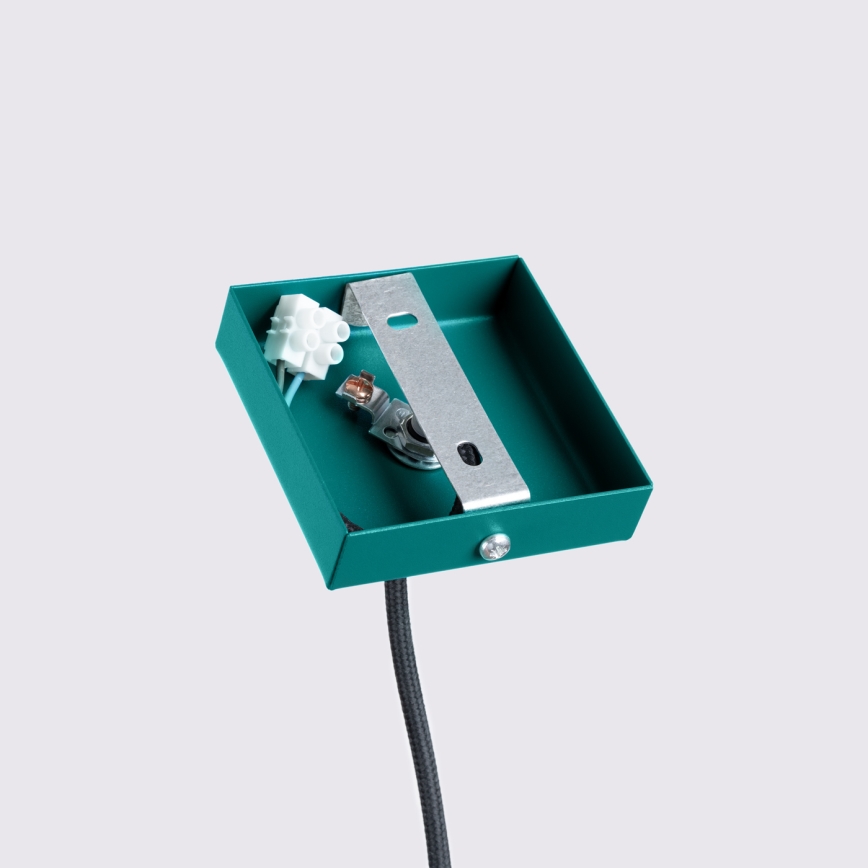 Brilagi - LED-pendellampa på vajer CRESTO 1xGU10/10W/230V turkos