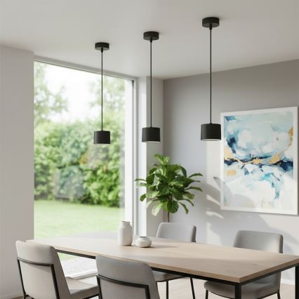 BRILAGI - LED Pendellampa på vajer STRIPY 1xGX53/15W/230V pr. 82 mm svart