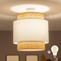 Brilagi - LED-plafond CERIA 1xE27/60W/230V Ø 40 cm beige/vit
