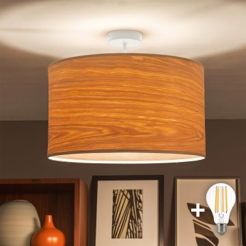 Brilagi - LED-plafond CERIA 1xE27/60W/230V Ø 45 cm vit/beige