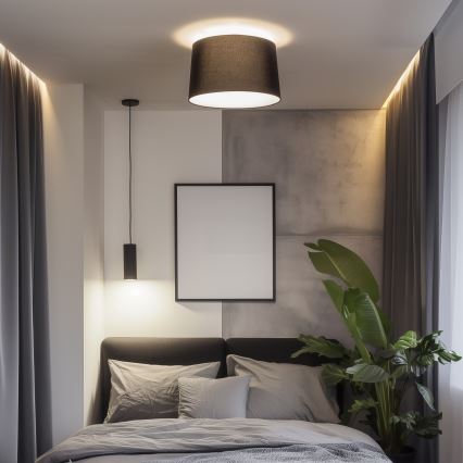 Brilagi - LED plafondlampa CERIA 1xE27/40W/230V Ø 45 cm svart