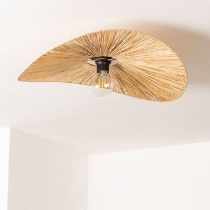 Brilagi - LED-plafondlampa CERIA BOHO 1x E27/40W/230V Ø 60 cm raffia