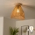 Brilagi - LED plafondlampa CERIA BOHO 1xE27/40W/230V Ø 30 cm brun/ek